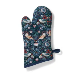 The Met Store William Morris Strawberry Thief Pot Holder and Oven Mitt Set