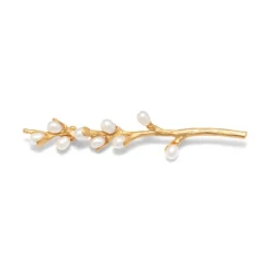 The Met Store Willow Catkins Pearl Brooch