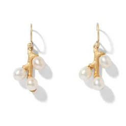 The Met Store Willow Catkins Pearl Drop Earrings